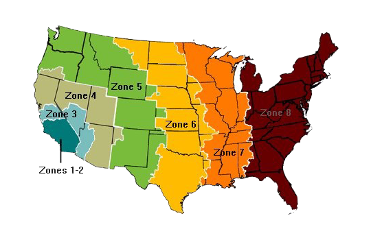 UPS Zone Chart