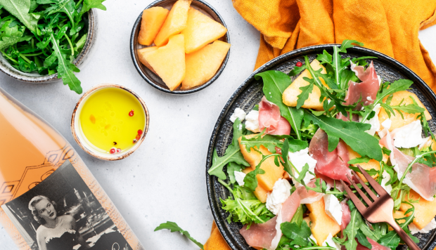 Melon Salad with Lucy wine pairing
